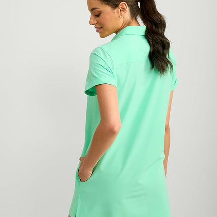 HUK Women's Kona Dress Lightweight, Quick-Dry Beach Cover-up, for Swim, Pool, and Vacation Wear Casual, Bermuda, XS
