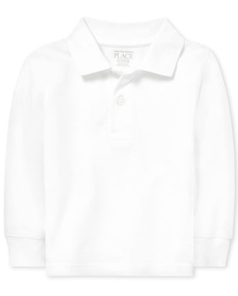 The Children's Place Baby Boys Long Sleeve Pique P