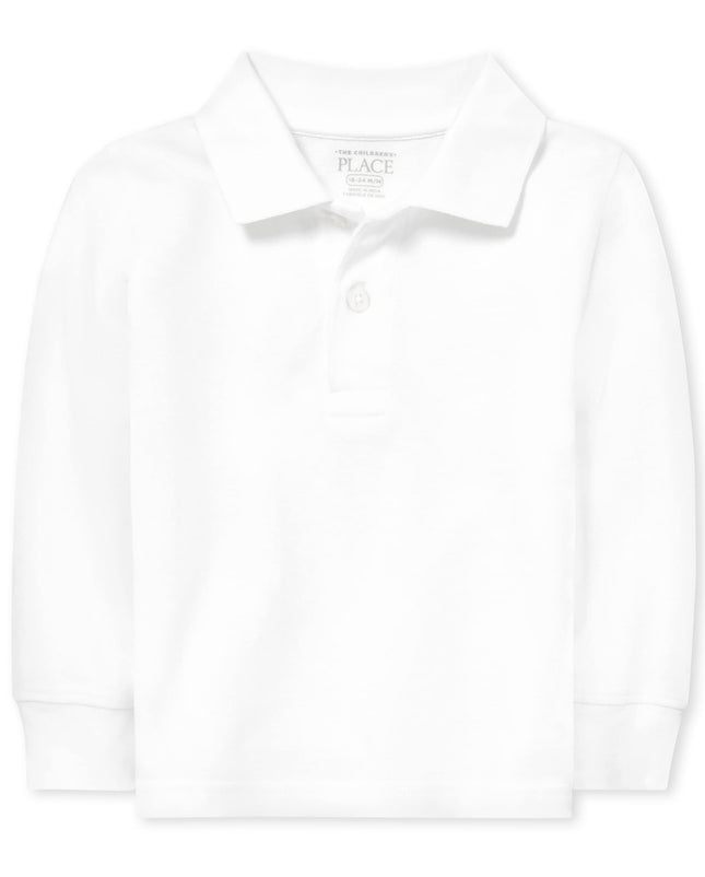 The Children's Place Baby Boys Long Sleeve Pique P