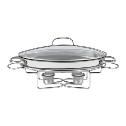 Cuisinart 7BSO-34 Stainless 13-1/2-Inch Oval Buffet Servers, Silver