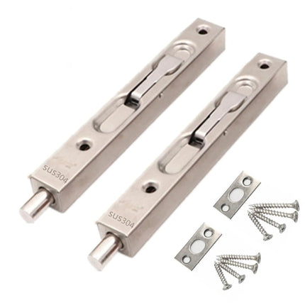 szhdxsy Hidden Latch & Bolt 304 Stainless Steel 6 