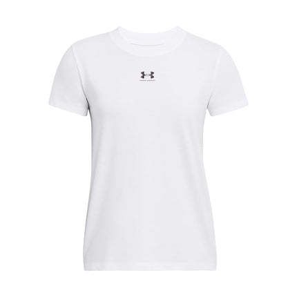 Under Armour Womens Rival Core Shirt White M