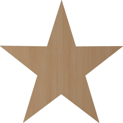 Ekena Millwork ROS02X02GLAL Galveston Star Rosette, 2 3/4-Inch x 2 3/4-Inch x 1/2-Inch, Alder