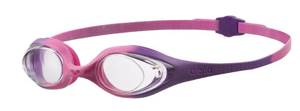 arena Spider Junior Children's Swimming Goggles, Standard Pool Goggles with Anti-Fog Lenses and UV Protection, Self-Adjusting Nose Bridge, Hypoallergenic Silicone Seals