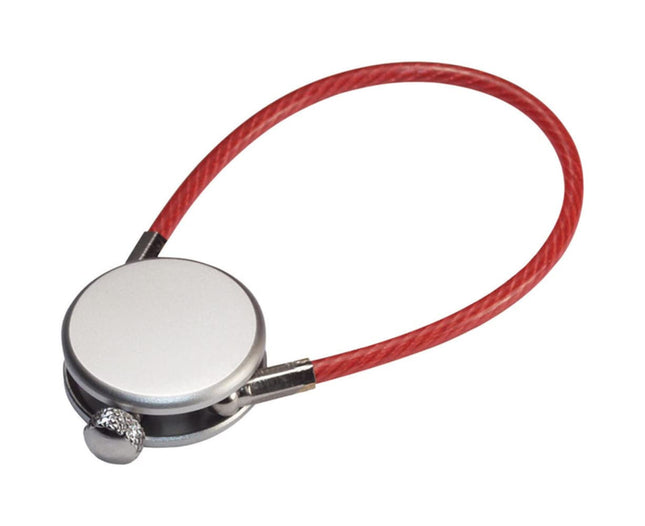 Hillman 711076 Cable Ring with Lock (5"), 5 inches