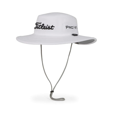 Titleist Tour Aussie Golf Hat, White/Black, One Si