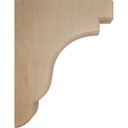 Ekena BKTW05X09X11BEMA 5 1/4-Inch Width x 8 1/2-Inch Depth x 11-Inch Height Bedford Bracket - Maple