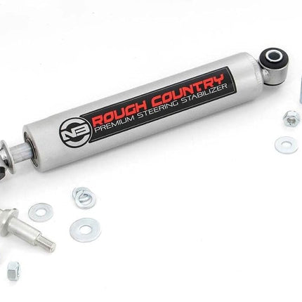 Rough Country N3 Steering Stabilizer for Jeep TJ, YJ, XJ, ZJ & GM - 8731730