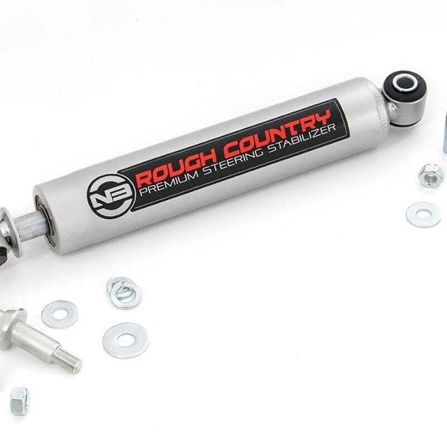 Rough Country N3 Steering Stabilizer for Jeep TJ, YJ, XJ, ZJ & GM - 8731730