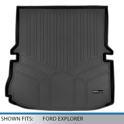 MAX LINER D0082 All Weather Cargo Liner Floor Mat Behind 2nd Row Black for 2011-2019 Ford Explorer