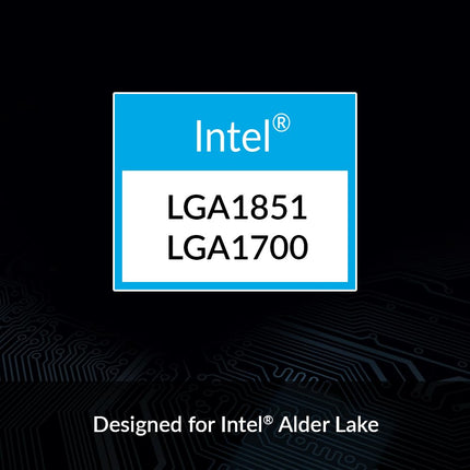ARCTIC Alpine 17 LP - Intel CPU Cooler, 92 mm PWM fan, Radial Heatsink, Top Blower, Intel LGA1851 & LGA1700, 4-pin connector, 100-2000 rpm