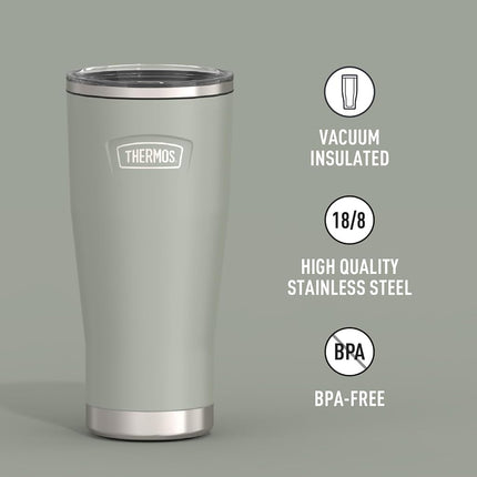 Gobelet isotherme River Rock en acier inoxydable de 24 oz avec couvercle à glissière