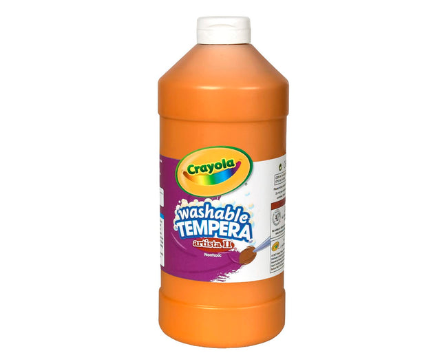 Crayola Tempera Washable Paint 32-Ounce Plastic Sq