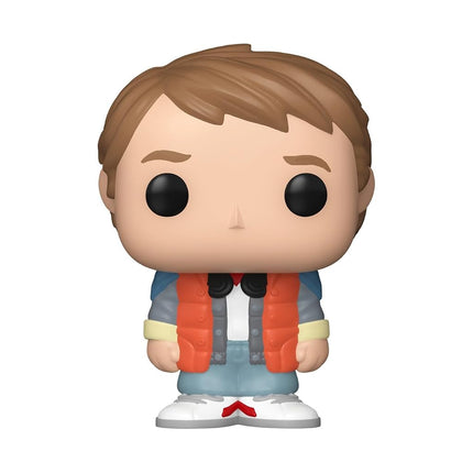 Bitty Pop! Rides Marty McFly and Time Machine