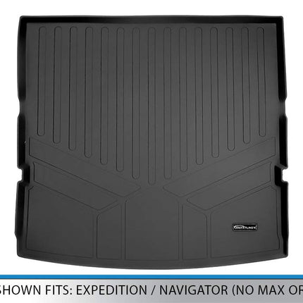 SMARTLINER Alfombrilla Trasera de Maletero Detrás de la 2.ª Fila Negra para Expedition/Navigator 2018-2019 (no modelos Max ni L)