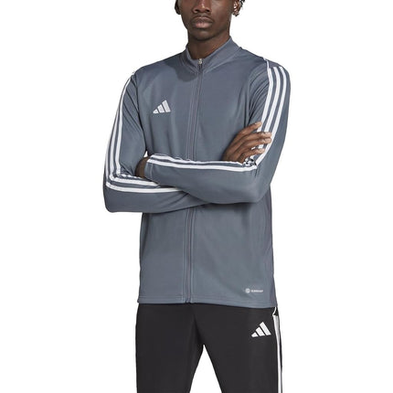 adidas Mens Tiro Jacket, Team Onix Tall + 2", Large Extra Tall