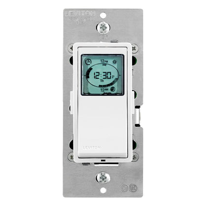 Leviton VPT24-1PZ Decora 24 Hour in Wall Timer Whi