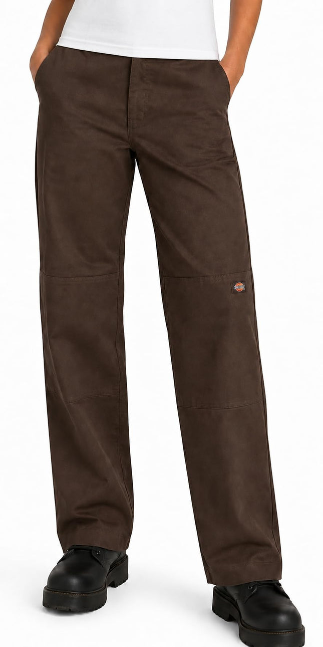 Dickies Womens Loose Fit Double Knee Work Pant, Mu
