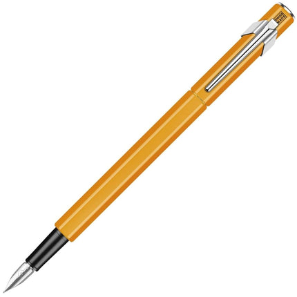 Caran Dache Fountain Pen, Fluo Line, Orange, with 