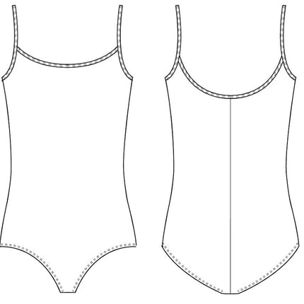 Bloch Girls Dance Parem Microlux Camisole Leotard