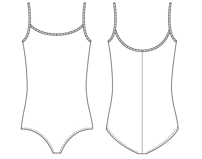 Bloch Dance Girls Parem Microlux Camisole Leotard, Grey, 2-4
