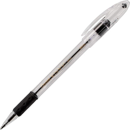 Pentel RSVP medium point pens - ballpoint - 1.0mm - 12 Pack Of 6 Blue And 6 Black Ink Pens