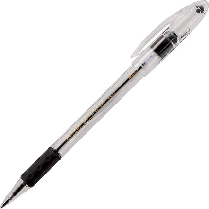 Pentel RSVP medium point pens - ballpoint - 1.0mm - 12 Pack Of 6 Blue And 6 Black Ink Pens