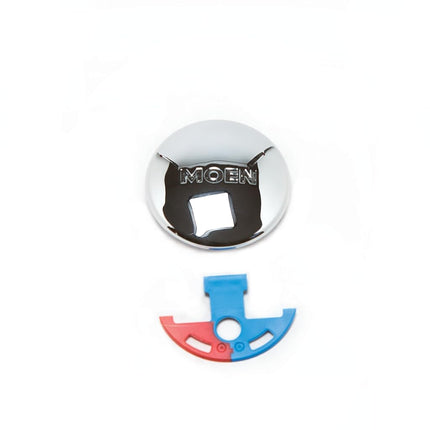 Moen 100021, Kit capuchon de poignée et indicateur de température pour robinets de cuisine série 7400, Chrome