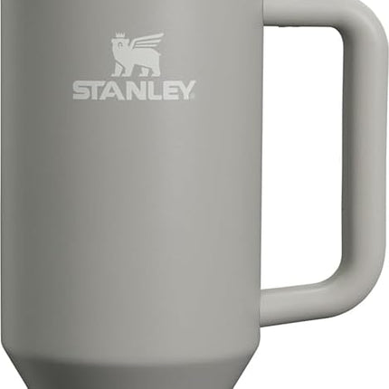 STANLEY Quencher H2.0 FlowState Stainless Steel Vacuum Insulated Tumbler with Lid and Straw for Water, Iced Tea or Coffee, Smoothie and More, Ash, 40oz