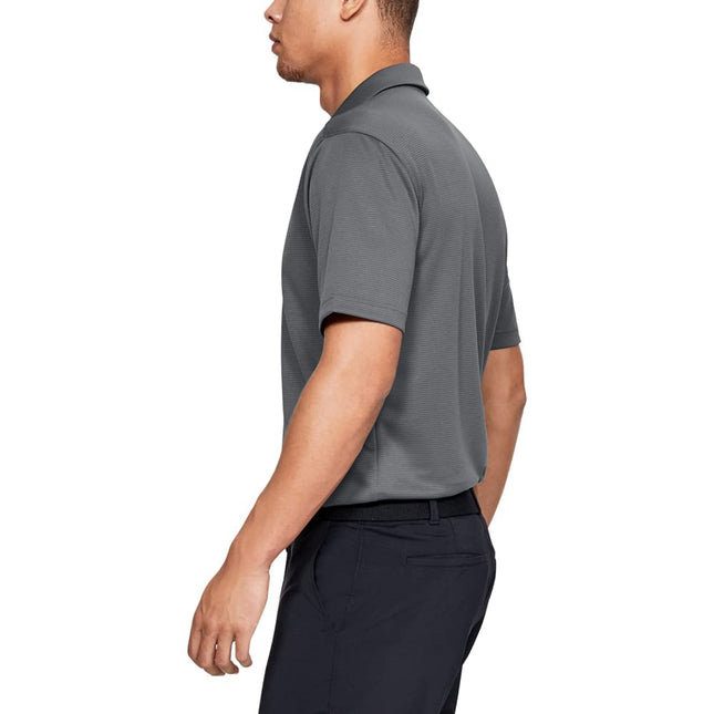 Under Armour Tech Men's Polo Shirt,Graphite/Black,X-Small