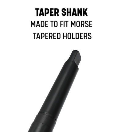 Drill America DWDTSMM Series High-Speed Steel Taper Shank Drill Bit, Black Oxide Finish, 3 Morse Taper Shank, Spiral Flute, 118 Degrees Conventional Point, 24mm Size (Pack of 1)