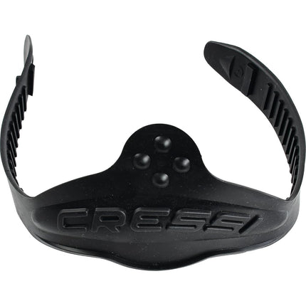 Cressi Unisex Cressi Straps Fins Black, Black, One Size UK