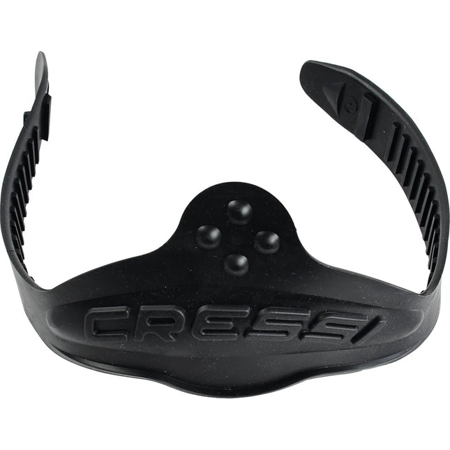 Cressi Unisex Cressi Straps Fins Black, Black, One Size UK