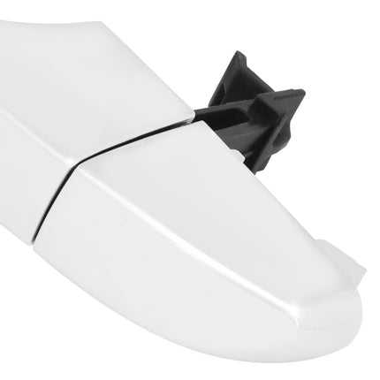 DNA MOTORING Rear Left Outer Door Handle Compatible with 16-21 Hyundai Tucson, Fits Model w/o Smart Entry, Chrome, OEM-DHO-01224