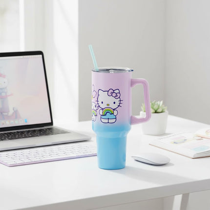 Sanrio Hello Kitty and Friends Rainbow Stainless Steel Tumbler | 40 Ounces
