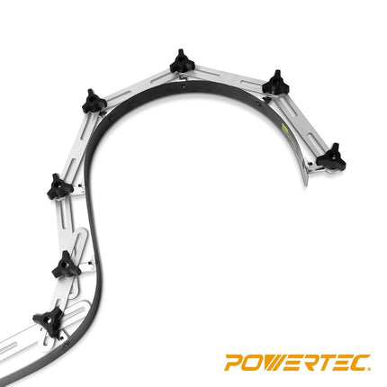 POWERTEC 71527 Plantilla de curva flexible de 107 pulgadas - Herramienta profesional para trabajar la madera con contorno