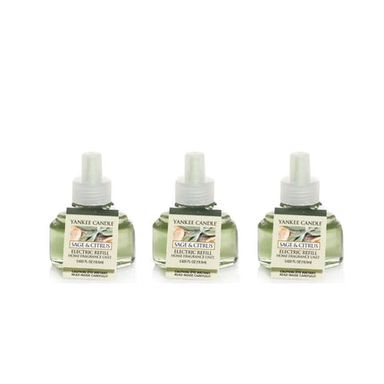3 Pack of Sage & Citrus ScentPlug Refill 0.6 Oz