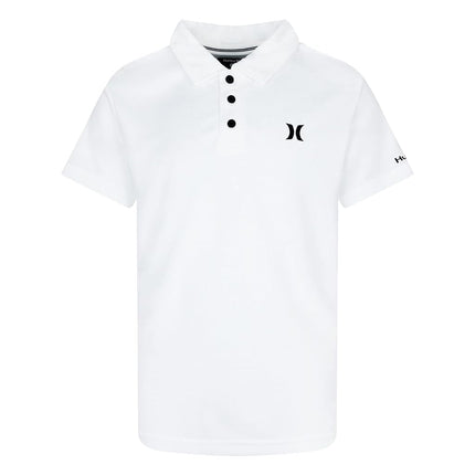 Hurley Boys' Dri-fit Polo Shirt, White, Medium