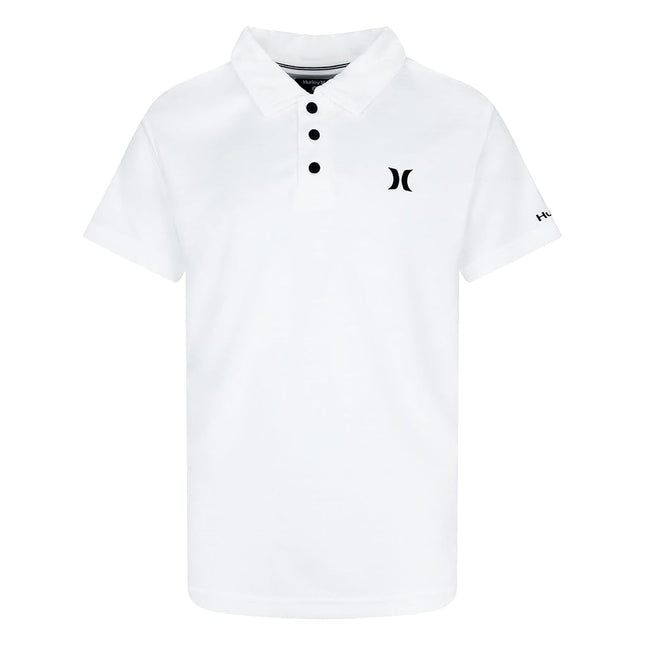 Hurley Boys' Dri-fit Polo Shirt, White, Medium