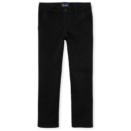 Pantalón chino ajustado elástico The Children's Place, negro, 45815