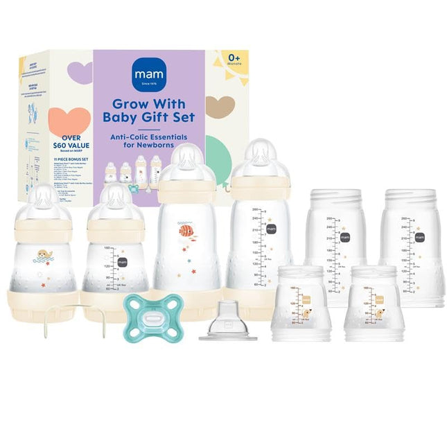 MAM Baby Gift Set, Best Pacifier & Baby Bottle for