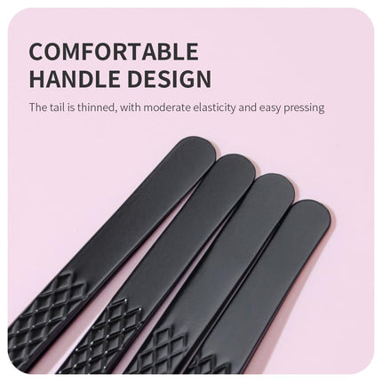 ANNAFRIS Lash Tweezers for Eyelash Extensions,Precision Fiber Tip Tweezers for False Eyelashes,Stainless Steel Tweezers(A3+5+6+7+8)