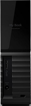 WD 8TB My Book Desktop External Hard Drive, USB 3.0, External HDD with Password Protection and Backup Software - WDBBGB0080HBK-NESN