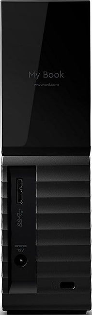 WD 8TB My Book Desktop External Hard Drive, USB 3.0, External HDD with Password Protection and Backup Software - WDBBGB0080HBK-NESN
