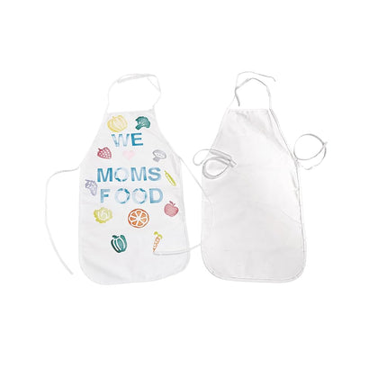 Colorations Blank Canvas Aprons - Set of 12 (Item # DECAPRON)