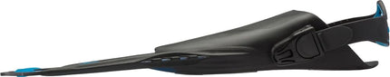CRESSI Fins Bonete Translucent Azure L/XL - Adult Short Adjustable Swim Fins with Ultra Resistant Buckles, Very Light, Ideal for Traveling, Translucent Azure, L/XL