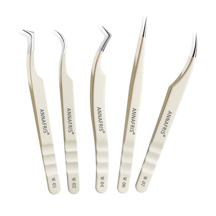 ANNAFRIS Lash Tweezers for Eyelash Extensions,Prec