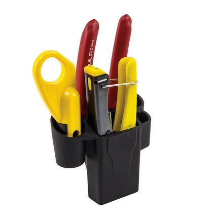 Coax Installation Kit in Molded Hip Pouch has Crimper, Radial Stripper and Cable Cutter Klein Tools VDV011-852