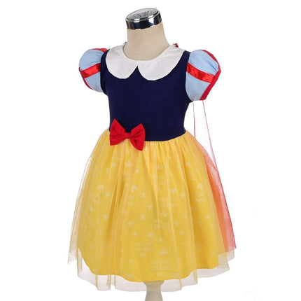 Dressy Daisy Toddler Girls Princess Dress with Cape & Hair Hoop, Yellow, 2