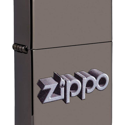 Zippo 3D Logo Ice Lighter, Black